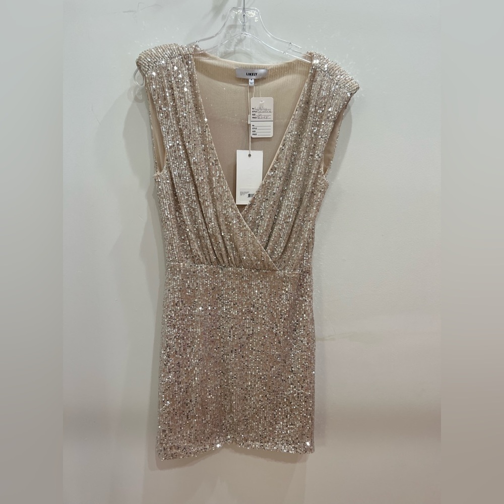 NWT Likely sequin mini dress